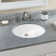 Rendezvous® Vitreous China Oval Undermount Bathroom Sink with Overflow