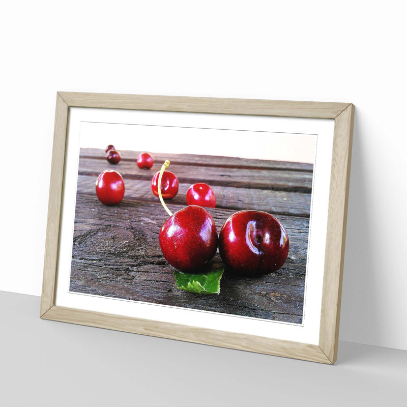 Single Picture Frame Print, Oak