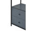 Alva Pair of Double Open Wardrobes with 2 Drawers and 4 Shelves-902742820