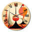 Pleine horloge murale Mid-Century-93380603
