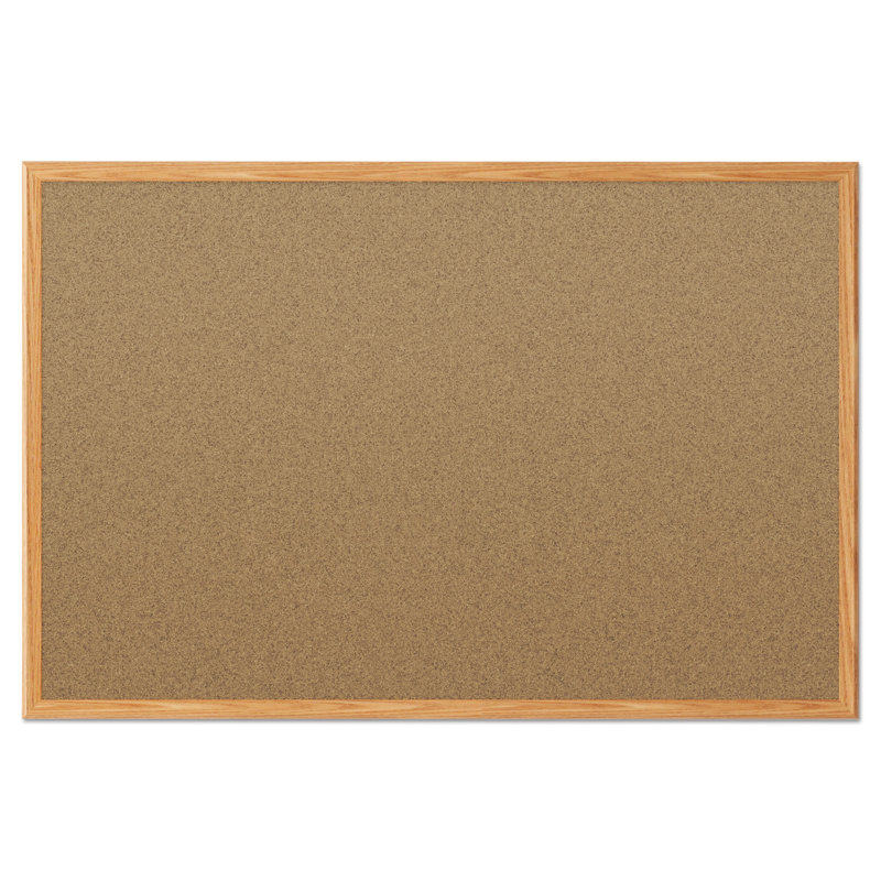 Wall Cork Small - 2' - 4' Bulletin Board, 3' H x 4' W, Light Brown