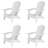 Arrlo Foldable Outdoor Adirondack Set-88382355