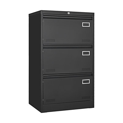 Filing Cabinet, Lateral File Cabinet With 3 Drawer, Entryway Cabinet