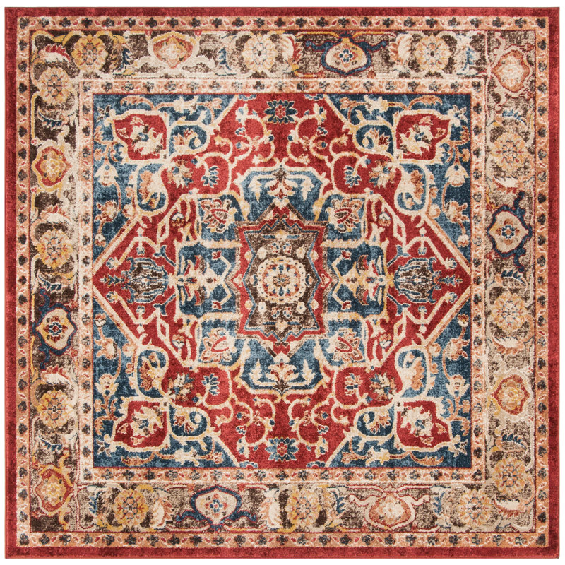 Tapis oriental performance Broomhedge Bijar, Carré 6 pi 7 po