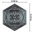 Carreau de mur et plancher aspect métal en porcelaine 10 po x 12 po Zinc Hex-70993039