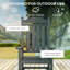 Chaise berçante d'extérieur 2 pièces Outsunny