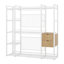 Armoire ouverte avec tiroirs et solution de rangement moderne pour chambre à coucher-1036342557