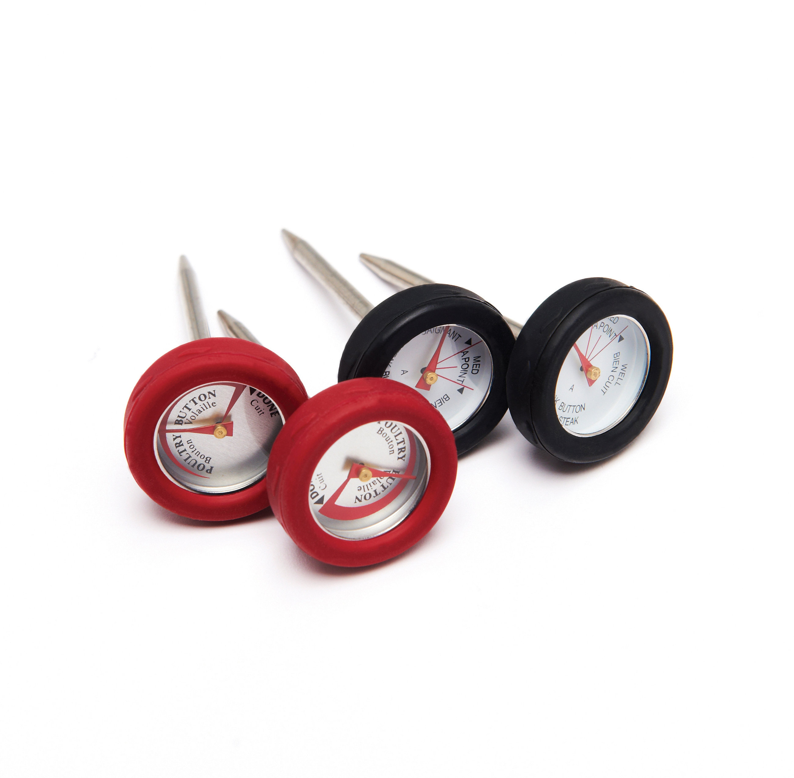 Starfrit Silicone Meat Thermometer, Red