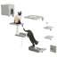 Ensemble de 7 tablettes murales Cat, gris
