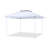 141.73'' W x 141.73'' D Metal Pop-Up Canopy-86772505