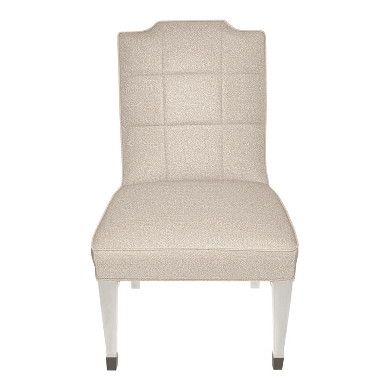Travis By Michael Weiss Upholstered Dining Chair, Casa Blanca, Nadia Steam, No