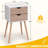 Coldiron Drawer Mid-Century Nightstand-434572661