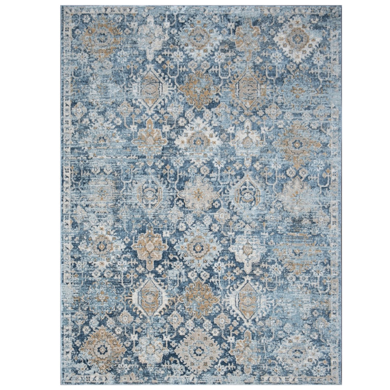 Monka Floral Indoor Rug, Rectangle 5'3" x 7'3"