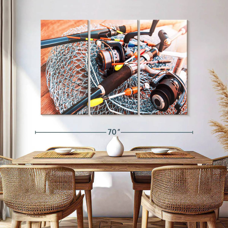 Senne Ready To Fish, 32" H x 50" W