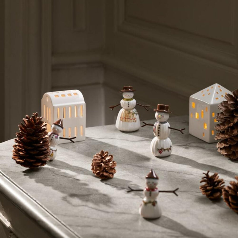 4.5'' Ceramic / Porcelain Snowmen