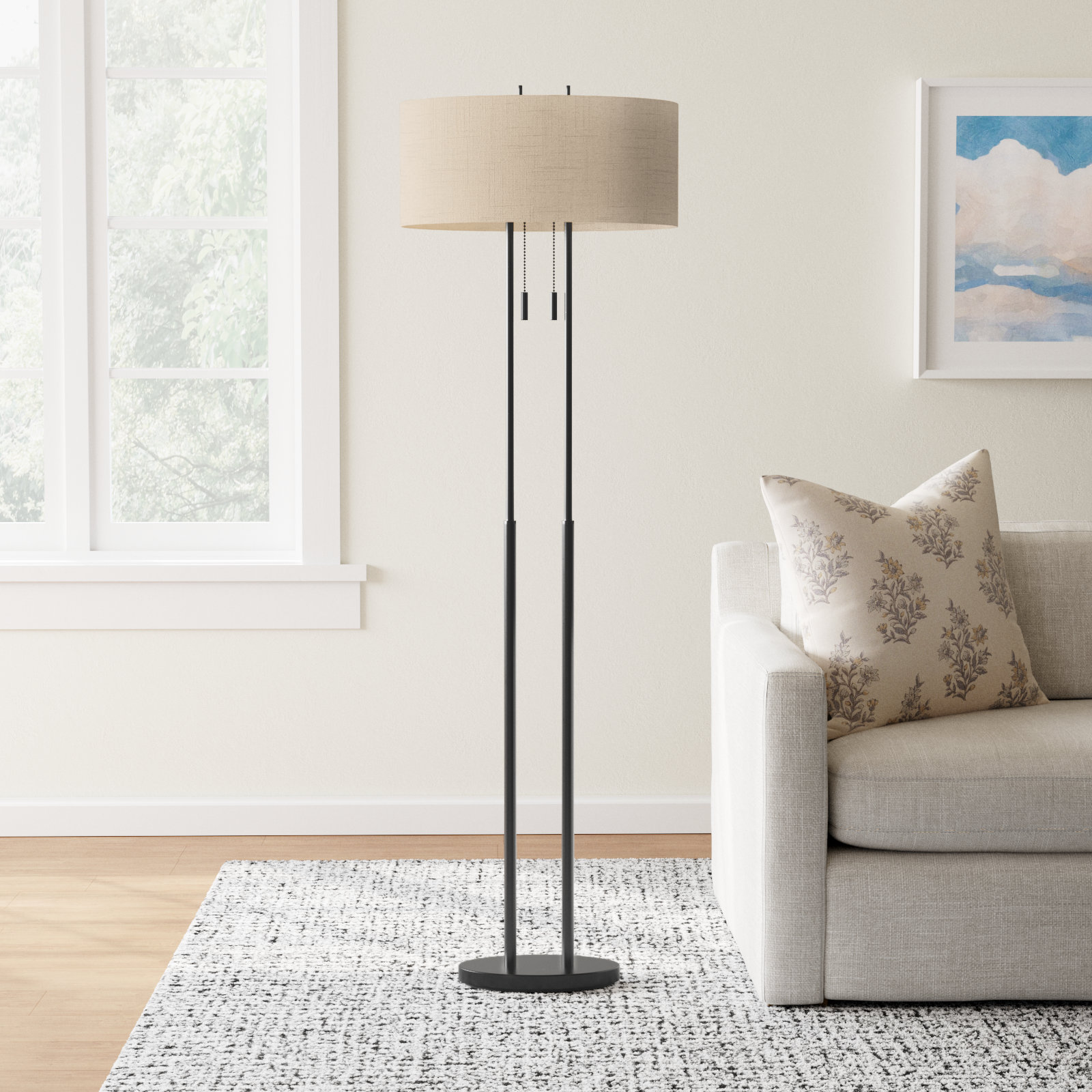 62'' Floor Lamp, Bronze