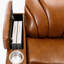 Leaon Vegan Leather Power Reclining Cinema Seat with Cup Holder-88365189