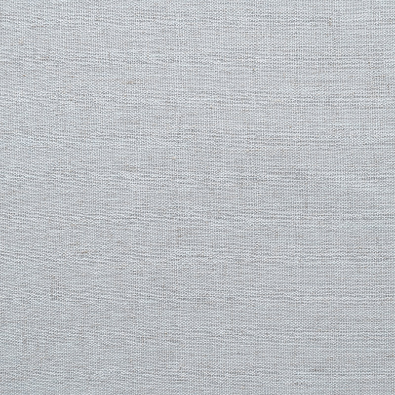 Carthamus Polyester Linen Textured Light Filtering Semi-Sheer Grommet Curtain Pair, Grayish White Linen, 42" W x 63" L