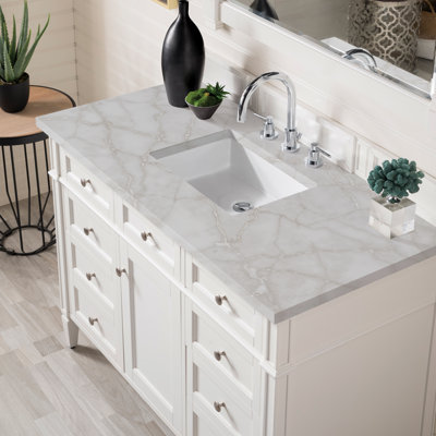 Brittany 48" W Single Vanity With Freepower Wireless Charger
