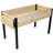 Metal Legged Wood Planter Box - Fir For Cultivating Outdoor Crops Patio, Deck Raised Garden Bed With Legs Growing Fresh Berries-851863634-851863636