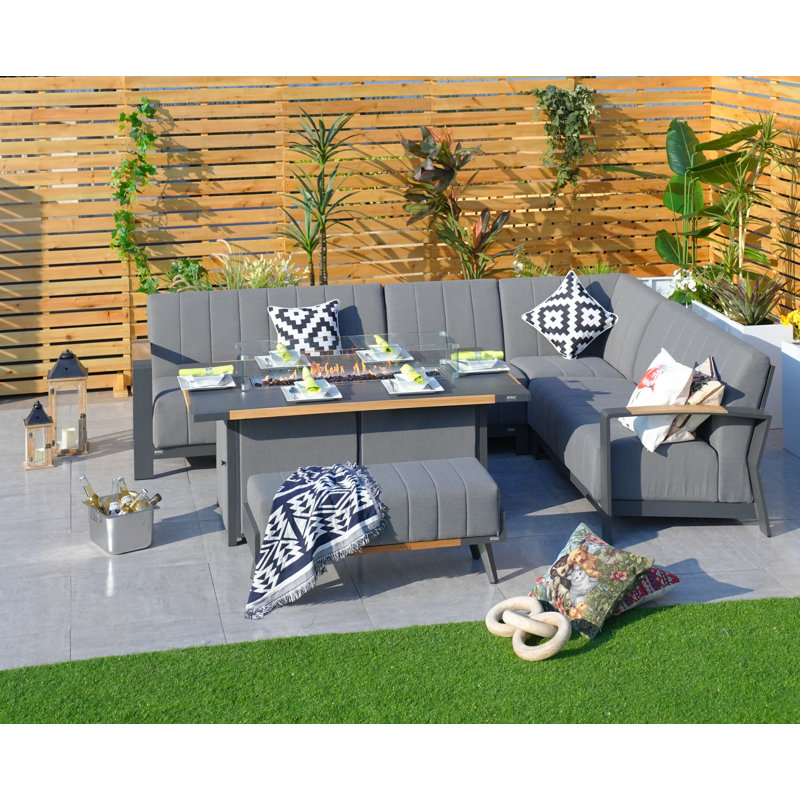 Speier 6 - Person Patio Conversation Set with Cushions