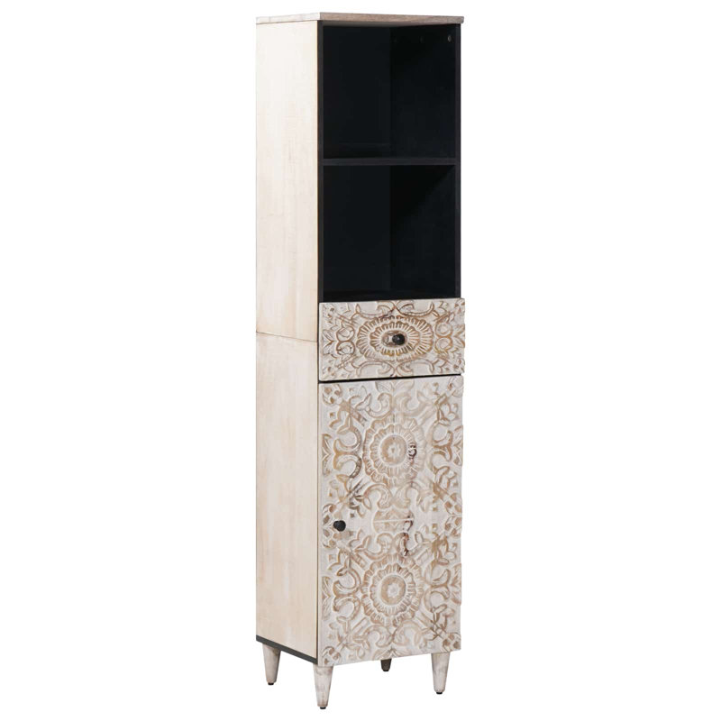 Solid Wood Bathroom Cabinet