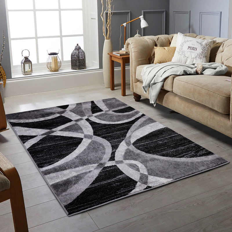 Headland Abstract Area Rug, Rectangle 200 x 290cm