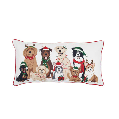 Coussin lombaire 12 pi x 24 po Dog Pawlidays