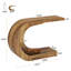 Table de couloir contemporaine, console moderne, table basse en forme de C