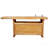 Heavy-Duty Butcher Block Workbench with Cabinet Storage