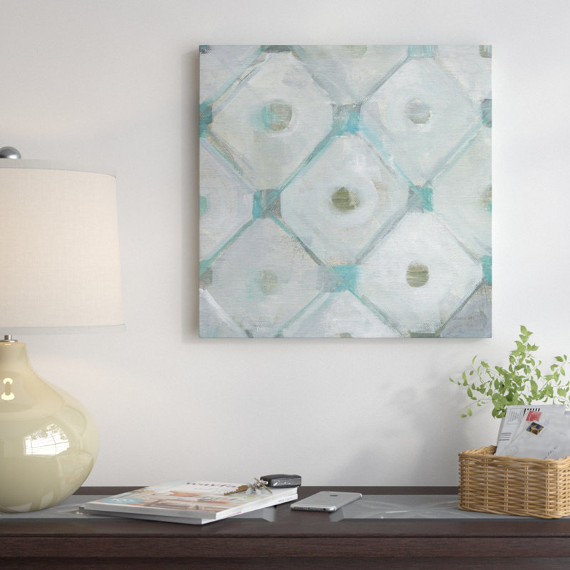 « tile element i », reproduction d’impression sur toile tendue, H 12 po x l 12 po x P 0,75 po, Toile tendue, Pas de tapis