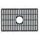 Silicone 23.75 in. x 14.875 in. Silicone Bottom Grid for 27 in. Single Bowl Kitchen Sink