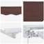 VidaXL Polyester Cover Retractable Patio Awning-125829376-125829379