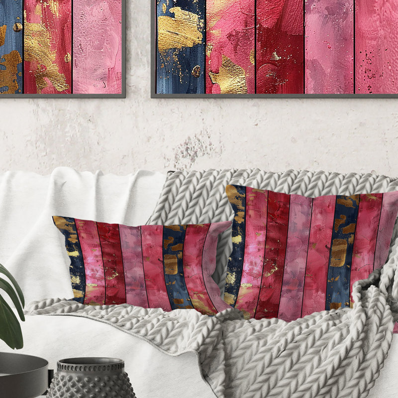 Coussin lombaire Glam Stripes I - Glam