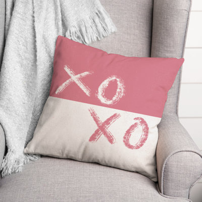 Housse et insert de coussin carré Xoxo Brush Strokes