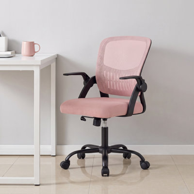 Chaise de bureau ergonomique inclinable avec repose-pieds et accoudoirs relevables