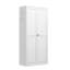 Rangement réglable pour garde-manger de 61 po en métal blanc de 61 po avec 4 tablettes (capacité de 110 lb), organisateur de garde-manger autoportant robuste pour la cuisine, le garde-manger et le salon