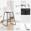 Tabouret de comptoir en simili cuir Aiyana-1302269750-1302269749