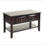 Ensemble de 4 tables d'appoint 4 pièces avec tables de bout et 2 tiroirs