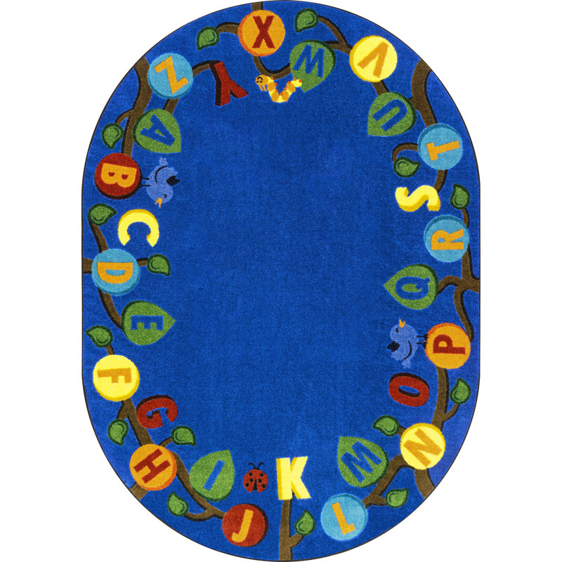 Learning Tree by Joy Carpets Area Rug, Oval 5'4" x 7'8"