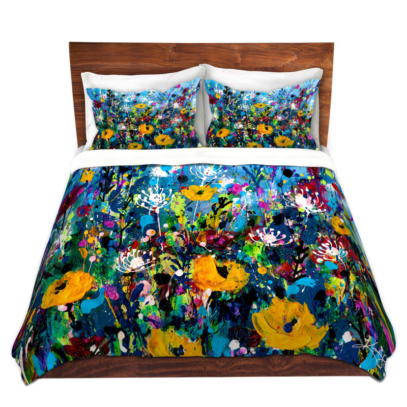 Ensemble de housse de couette DiaNoche en microfibre par Kathy Stanion - Meadow Magic 2