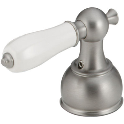 Handles Faucet Lever Handle with Porcelain Accent