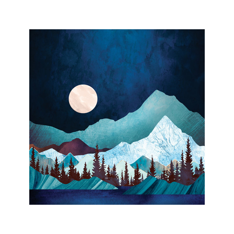 Moon Bay - Wrapped Canvas Print, 93.98 cm H x 93.98 cm W x 3.175 cm D