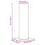 Chimney Head Extension Silver Stainless Steel-1065457336