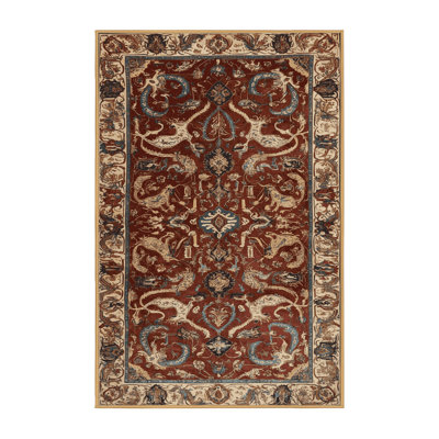 Machine Washable Persian Brown Area Rug