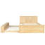 Lit plateforme en bois avec lit gigogne escamotable, armoire de rangement-985916664-985916662