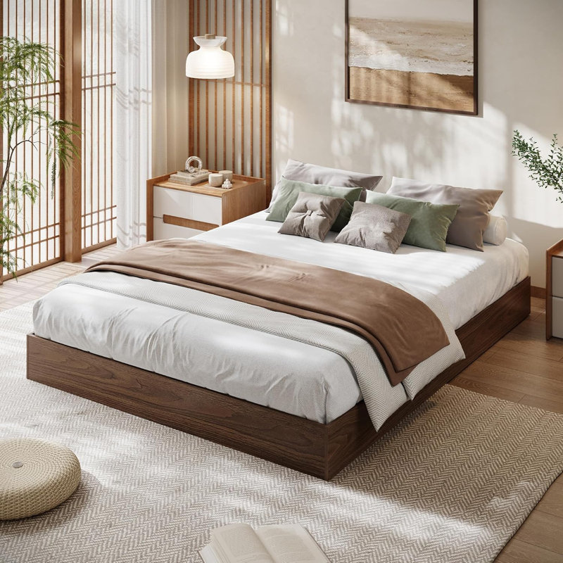 Lit plateforme Wood, Grand lit