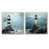 Cadre flottant doré