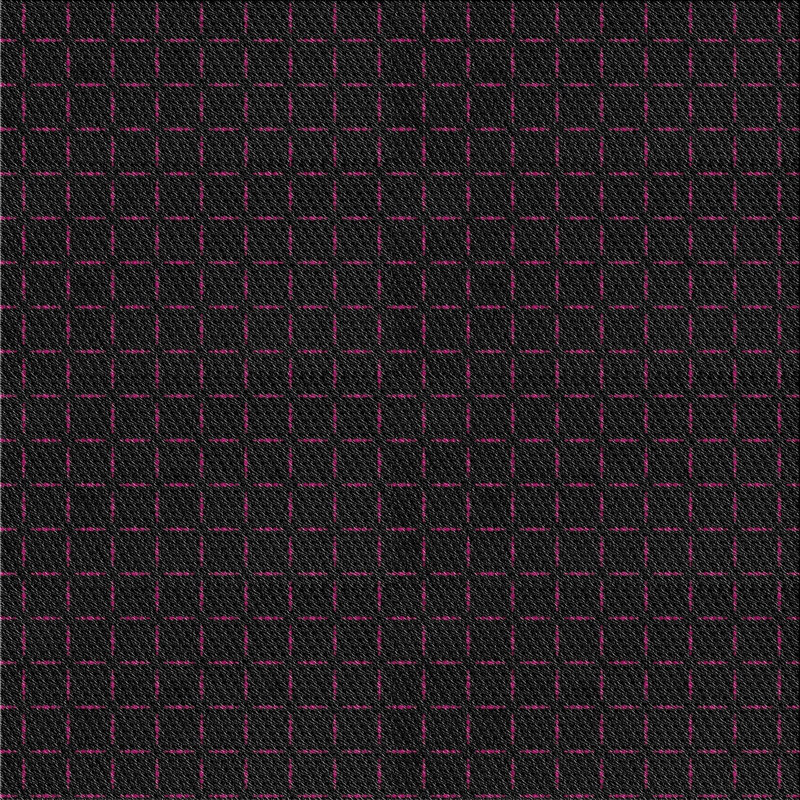 Tapis décoratif brun foncé à motif géométrique Riker, Carré 6 pi