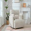 Fauteuil d'appoint rembourré avec repose-pieds avec rangement-1385108747